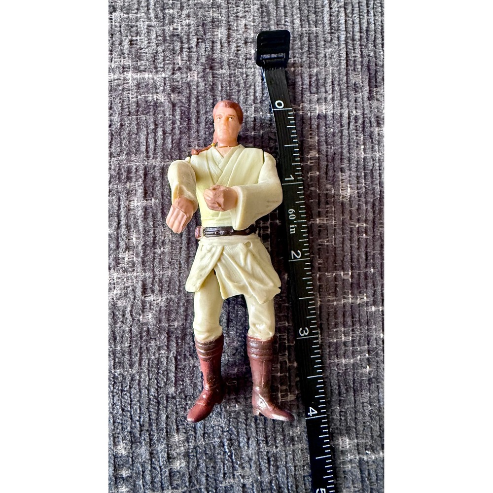Hasbro Star Wars Obi-Wan Kenobi Action Figure 3.75" Tan Episode I - Picture 3 of 3